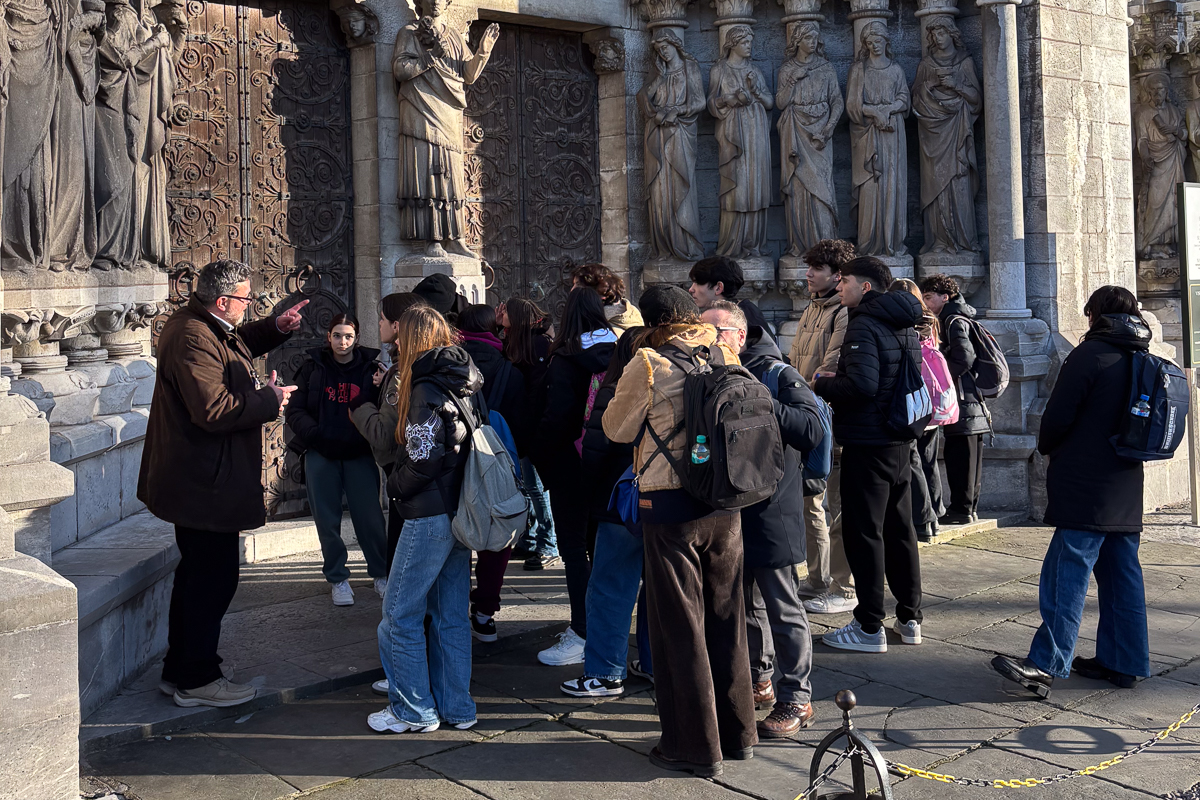 guided tour at the cathedral