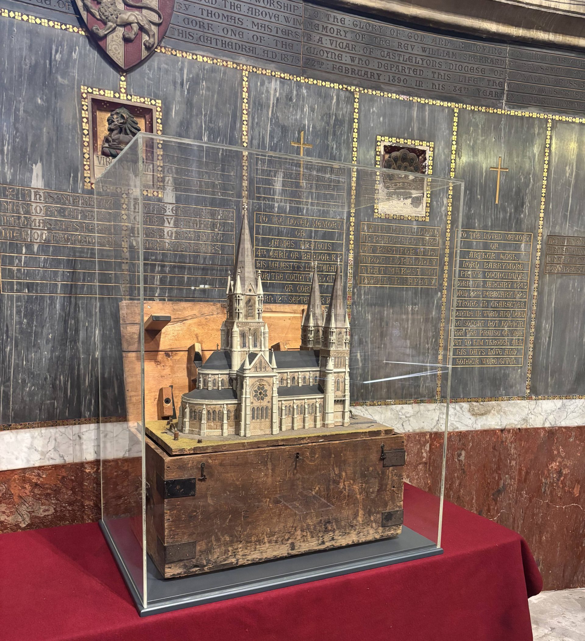 burges wooden model of cathedral